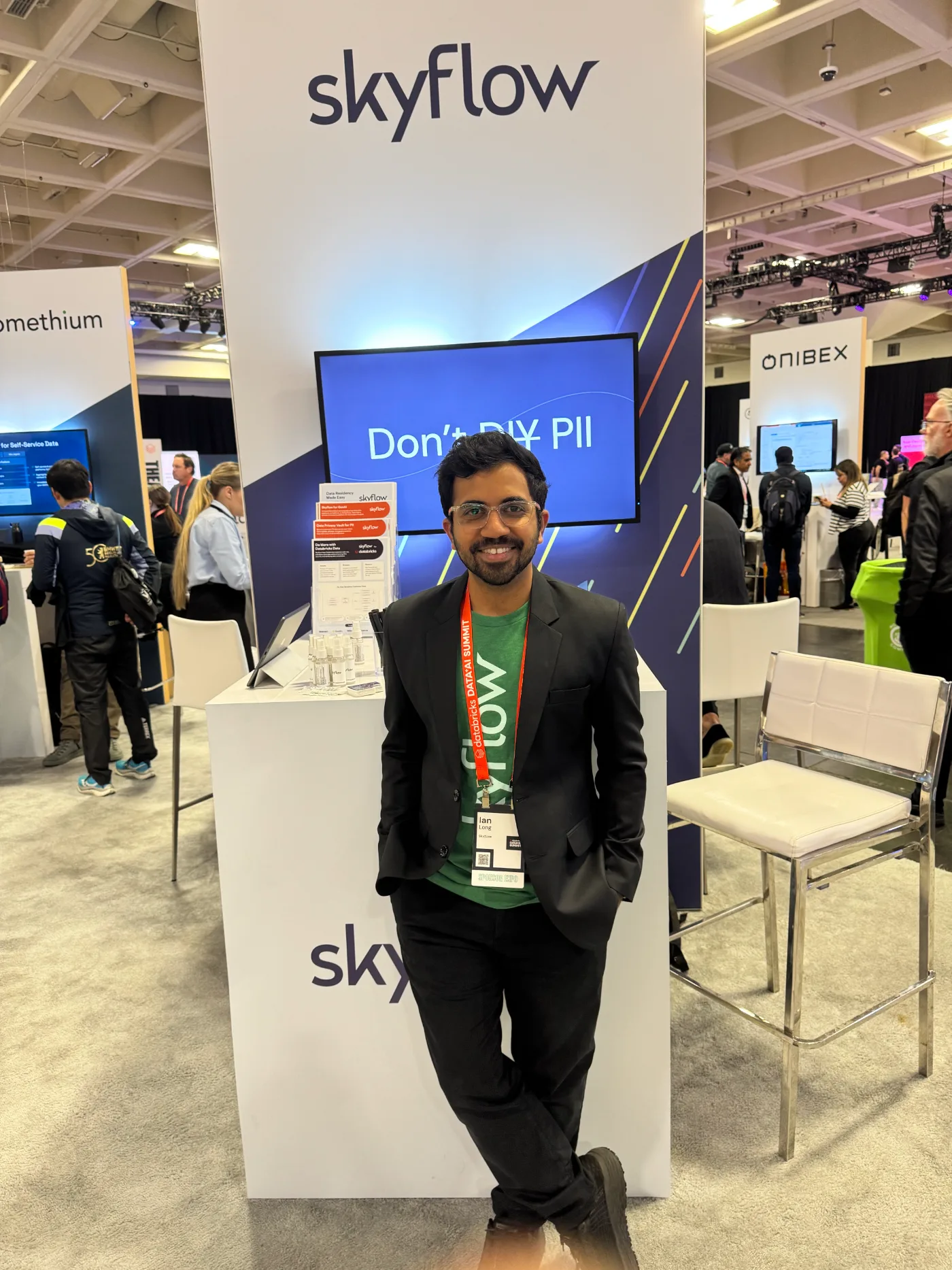Skyflow booth at Databricks Data+AI Summit