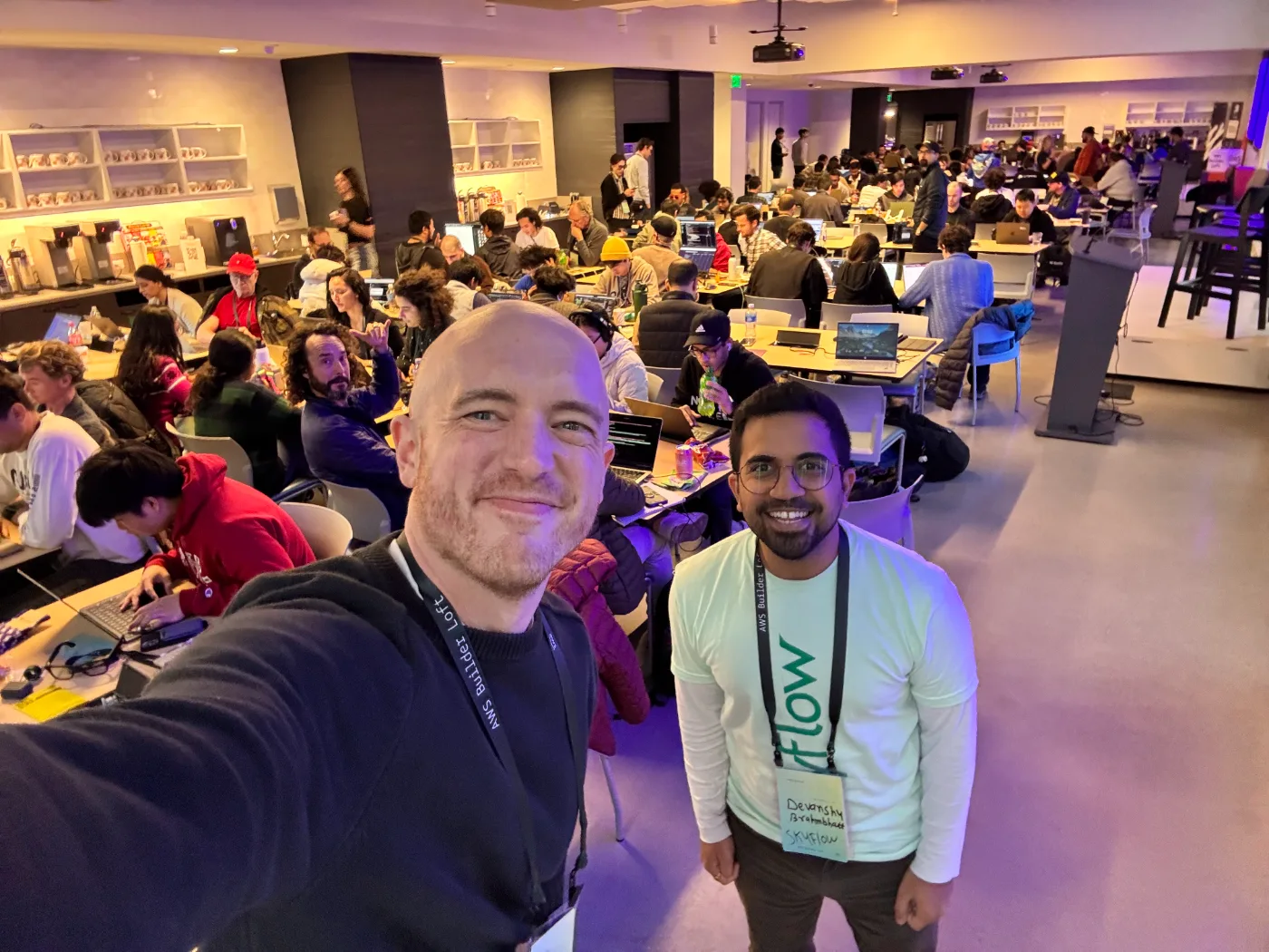 Judging at AWS Builder Loft
